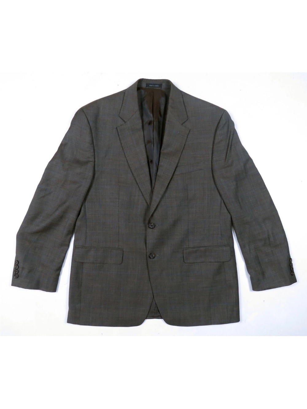 Lauren Ralph Lauren 100% Wool Check 2 Button Blazer Sport Coat Jacket 42 R